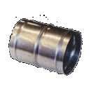 Skarvrör med klammer 76 mm